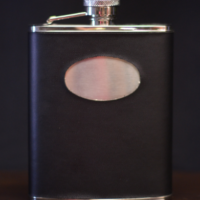 Main Image of Black and Silver Flask
