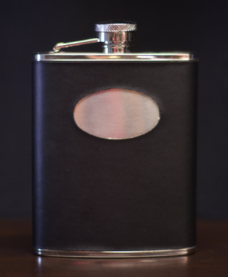 Main Image of Black and Silver Flask