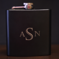 Main Image of Black Stainless Steel Flask