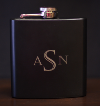 Main Image of Black Stainless Steel Flask