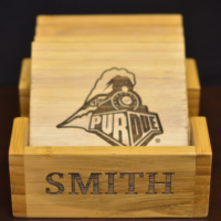 Main Image of Wood Coaster Set