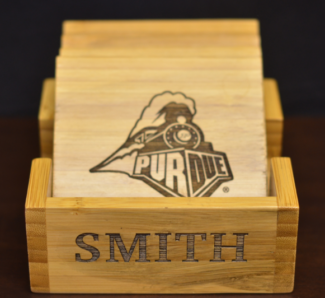 Main Image of Wood Coaster Set