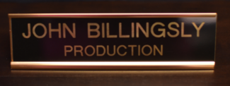 Main Image of Copper Desk Aluminum Name Plate with Insert