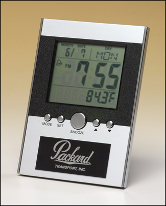 Main Image of Multi-Function Clock with Large LCD Screen