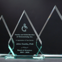 Main Image of Diamond Series Glass Award