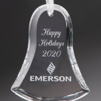 Main Image of Bell Ornament with White Ribbon