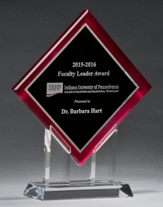 Main Image of Diamond Series acrylic printed red border, silver mirror highlights with black center and clear acrylic stand