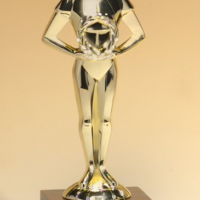 Main Image of Classic achiever casting on a solid American walnut base.