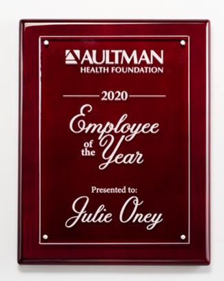 Main Image of Rosewood High Gloss Plaque with Acrylic Engraving Plate