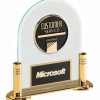 Main Image of Clear Arch Award with Insert
