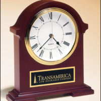 Main Image of Napoleon Clock with Hand-Rubbed Mahogany Finish