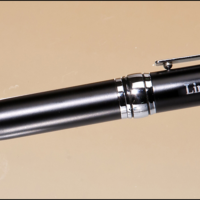 Main Image of Chrome Plated Pen With Black Accents