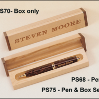 Main Image of Tortoise Shell Pen and Maple and Walnut Base
