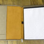 Small Image 2 of Light Brown Leatherette Portfolio with Zipper