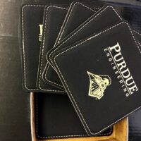Main Image of Leatherette 6 -Coaster Set
