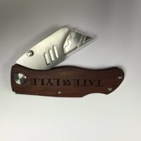 Main Image of Wood Handle Utility Knife