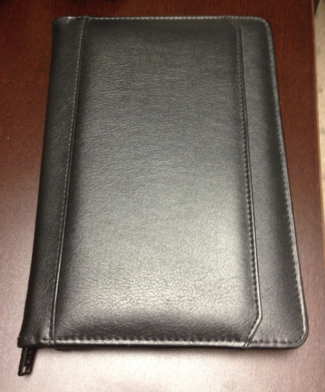Main Image of Black Leather Junior Portfolio