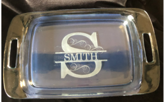Main Image of 9″x12″ Rectangular Pyrex Dish with Optional Insulated Dish Carrier