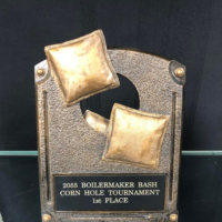 Main Image of Cornhole Resign Trophy
