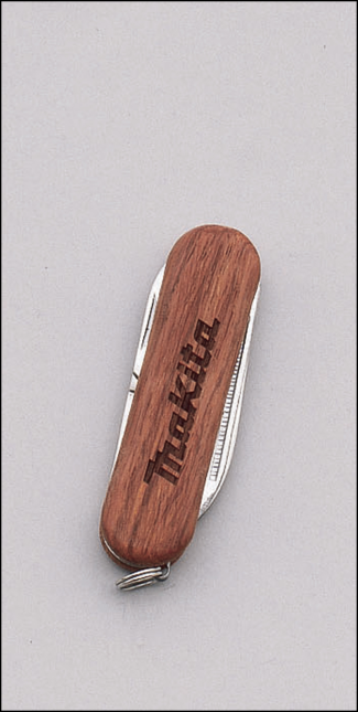 Main Image of 4 Function Wood Panel Pocket Knife