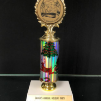 Main Image of 4 ” Column on 1 Hole Base Trophy