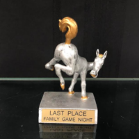 Main Image of Donkey Bobble Head Trophy
