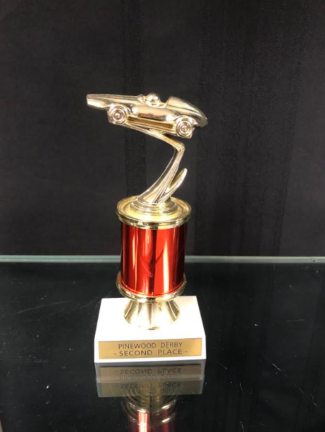 Main Image of Pinewood Derby Trophy