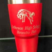 Main Image of 30 Oz. Red Polar Camel Tumbler