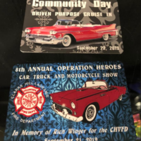 Main Image of Full Color Car Show Dash Plates – 2″ X 3″