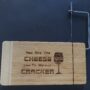 Small Image 2 of Bamboo Cutting Board with Metal Cheese Slicer
