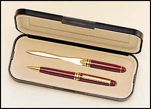 Main Image of Euro pen and letter opener set.
