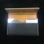 Small Image 2 of BLack Leatherette Hard Business Card Case