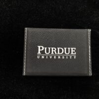 Main Image of BLack Leatherette Hard Business Card Case