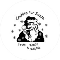 Main Image of Bakeware Design/Santa Snow
